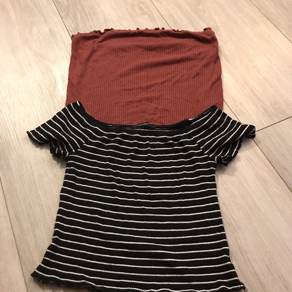 American eagle tube top and forever 21 top - Picture 1 of 6